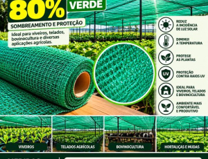 Tela Sombrite 80% Verde