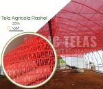 Sombrite tela de Sombreamento 30%  Vermelha 