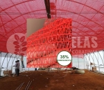 Sombrite tela de Sombreamento 30%  Vermelha 