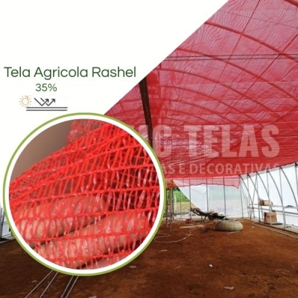 Sombrite tela de Sombreamento 30%  Vermelha 