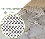 Tela Para Contra Piso n° 4 Preto