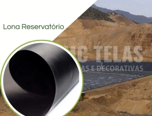 Lona Geomembrana Reservatório de Água 0,250 micras - AQUA