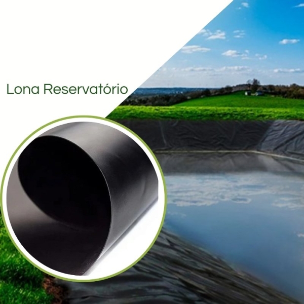 Lona Geomembrana Reservatório de Água 0,250 micras - AQUA