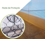 Rede 3x3 para Avicultura, Pisicultura e criação de Animais 