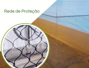 Rede 5x5 para Avicultura, Pisicultura e criação de Animais 