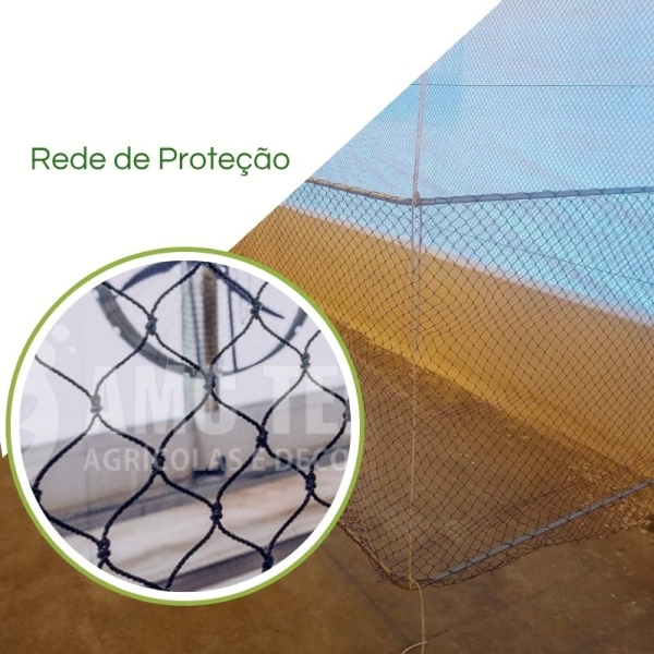 Rede 5x5 para Avicultura, Pisicultura e criação de Animais 