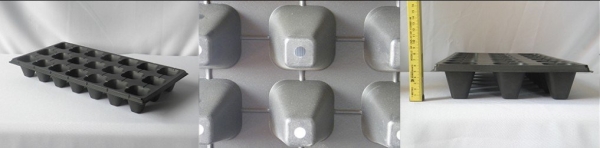 Bandeja Termoformadas XQ21 Células - Caixa c/ 200pç