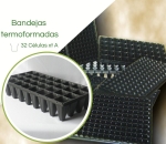 Bandeja Termoformadas XT 32 Células - Caixa c/ 100pç