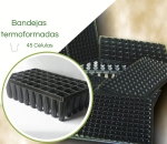 Bandeja Termoformadas T45A Células - Caixa c/ 50pç