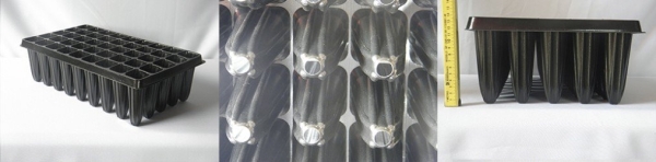 Bandeja Termoformadas T45A Células - Caixa c/ 50pç