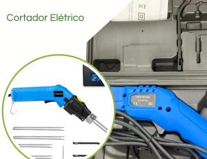 Faca elétrica quente com kit de lâmina de ranhura 150 W 500 °C Tesoura artesanal cortador de espuma para isopor EVA, EPE, XPS, EPP, EPS, placa KT,