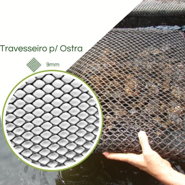 Travesseiro Cultivo Ostra 9mm 1,00 x 0,50 (BOLSA OYSTER 9MM DIAMANTE)