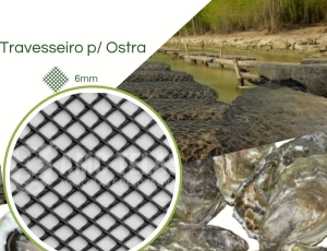 Travesseiro Cultivo Ostra 6mm 1,00 x 0,50 (BOLSA OYSTER 6MM DIAMANTE)