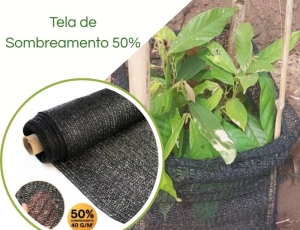 Tela Sombreamento no Cultivo de Cacau 50%