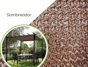 Tela Sombreamento para Áreas Externas  - Pergolados, Jardins e Churrasqueira Terracota