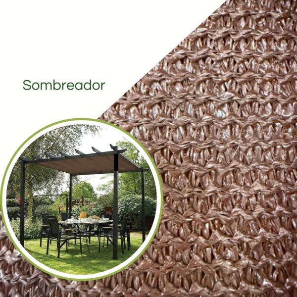 Tela Sombreamento para Áreas Externas  - Pergolados, Jardins e Churrasqueira Terracota
