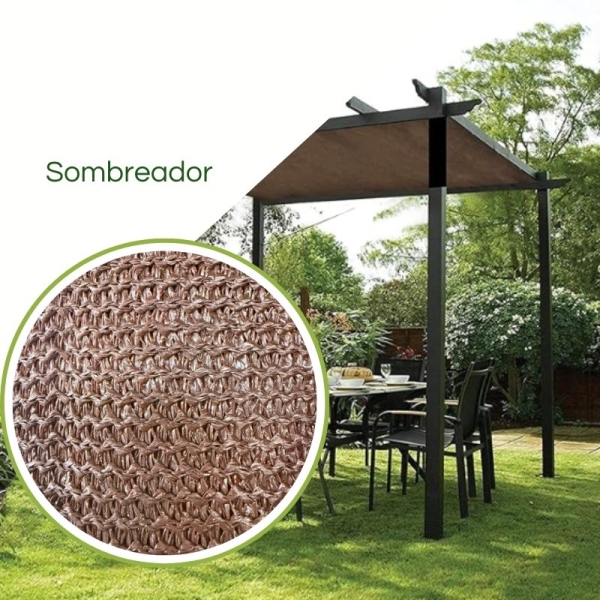 Tela Sombreamento para Áreas Externas  - Pergolados, Jardins e Churrasqueira Terracota