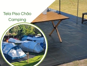 Tela piso chão Barraca Camping|Rafia de Solo