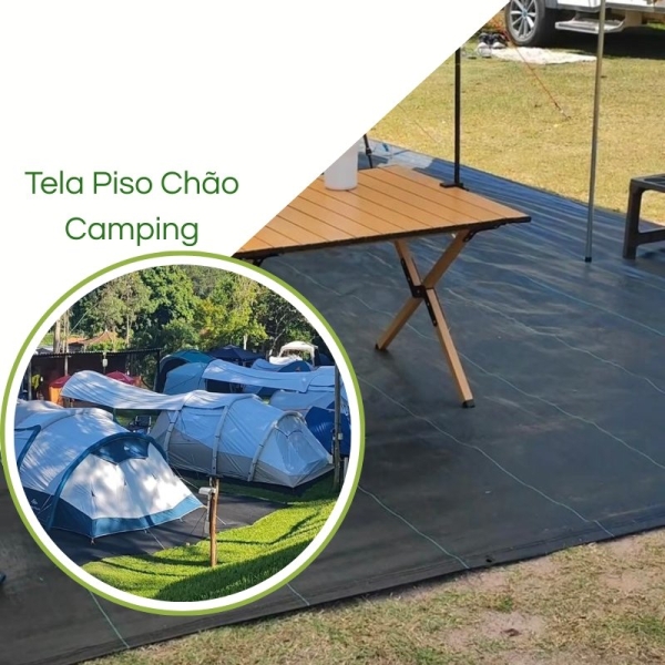 Tela piso chão Barraca Camping|Rafia de Solo