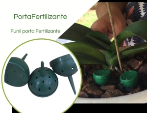 Porta Adubo Verde/Ocre Grande