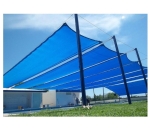 Tela Shade 90% Sombreamento Azul Reforçada - Cobertura Garagem Pergolado Piscina Área Externa M2