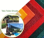 Tela Shade 90% Sombreamento Prata Reforçada - Cobertura Garagem Pergolado Piscina Área Externa M2