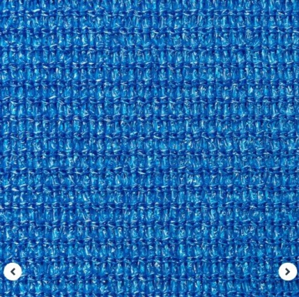 Tela Decorativa Privacidade para Cerca Azul com Bainha para Muros Varandas