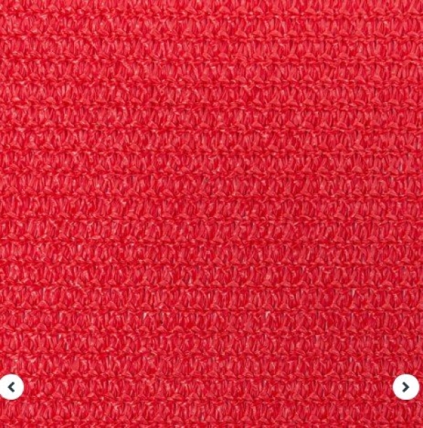 Tela Decorativa Privacidade para Cerca Vermelho com Bainha para Muros Varandas