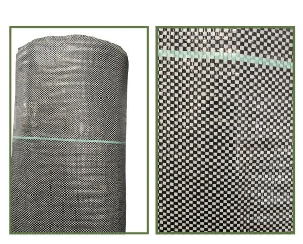 Rafia De Solo Carijó Preto Branco Com Ilhós - Barraca Acampamento