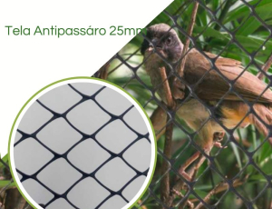 Tela anti-pássaro 25 mm