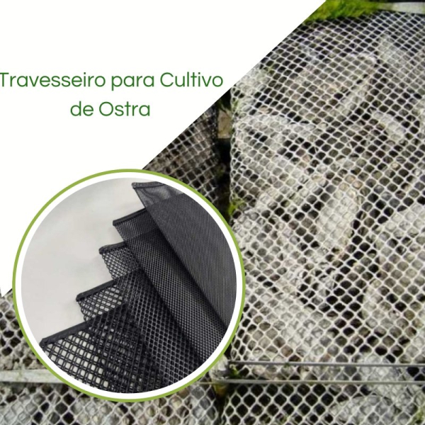 Travesseiro para o cultivo de ostras 9mm