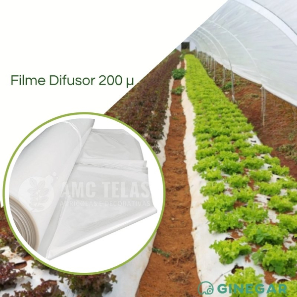 Filme Plástico DIFUSOR 200 Micras - GINEGAR