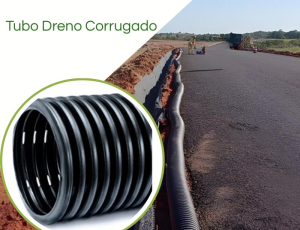 Tubo Dreno Corrugado