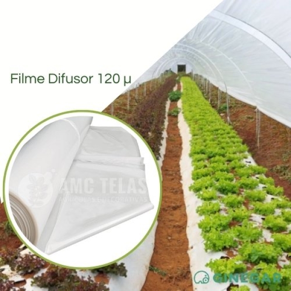 Filme Plástico DIFUSOR  120 Micras - GINEGAR