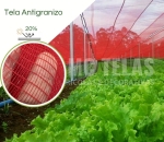 Tela Antigranizo Vermelho 20% - Politiv