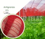 Tela Antigranizo Vermelho 20% - Politiv