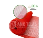 Tela Monofilamento Vermelho 20% 