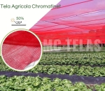 Chromatinet Vermelha 50% Tela de Sombreamento
