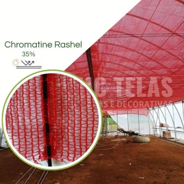 Tela Chromatinet Vermelha 35%
