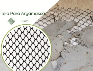 Tela para  Argamassa   Malha 13