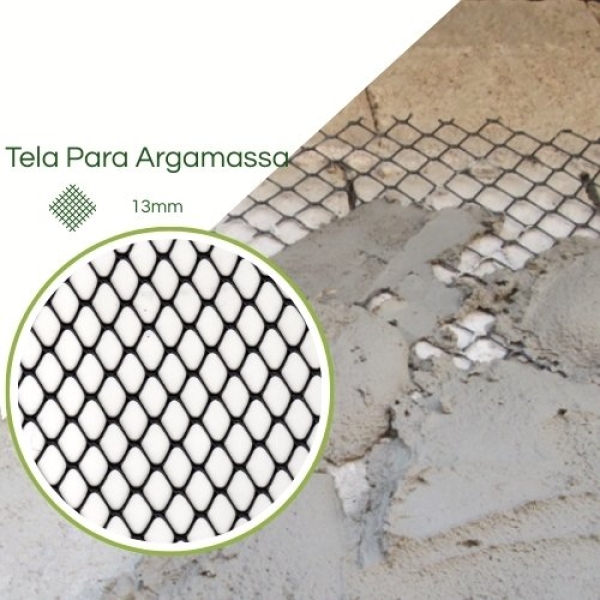 Tela para  Argamassa   Malha 13