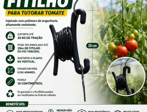  Suporte para Tomate e Frutas para Jardim | Tutor de Plantas | Suporte para Tomateiro e Hortaliças