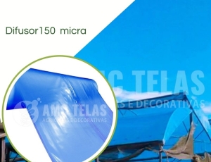 Filme Plástico Photo Seletive Thermico  150 Micras Blue/Azul - Politiv