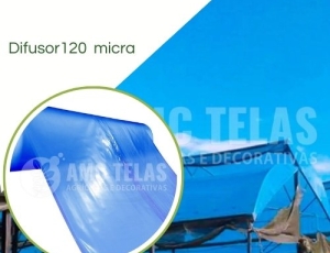 Filme Plástico Suncover Blue 100 Micra - Importado