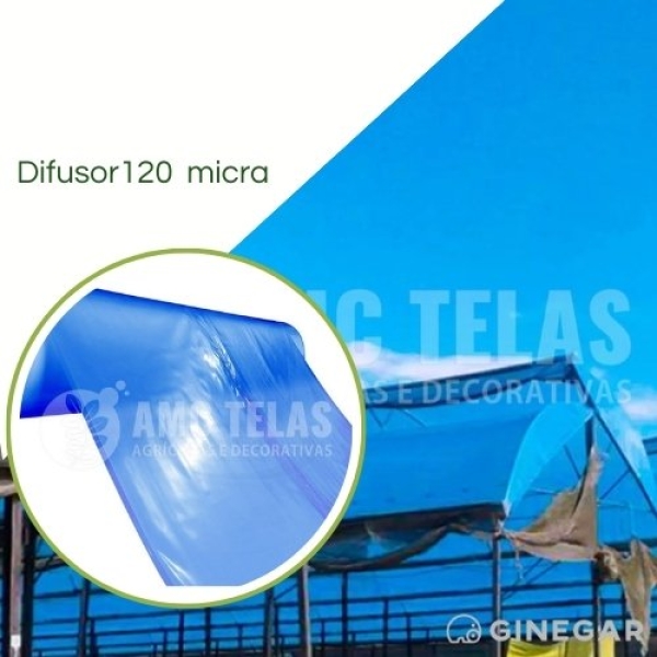 Filme Plástico Suncover Blue 100 Micra - Importado