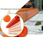 Tapume Tela Cerquite Plástica 1,20m x 50m