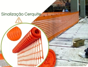 Tapume Tela Cerquite Plástica 1,20m x 50m