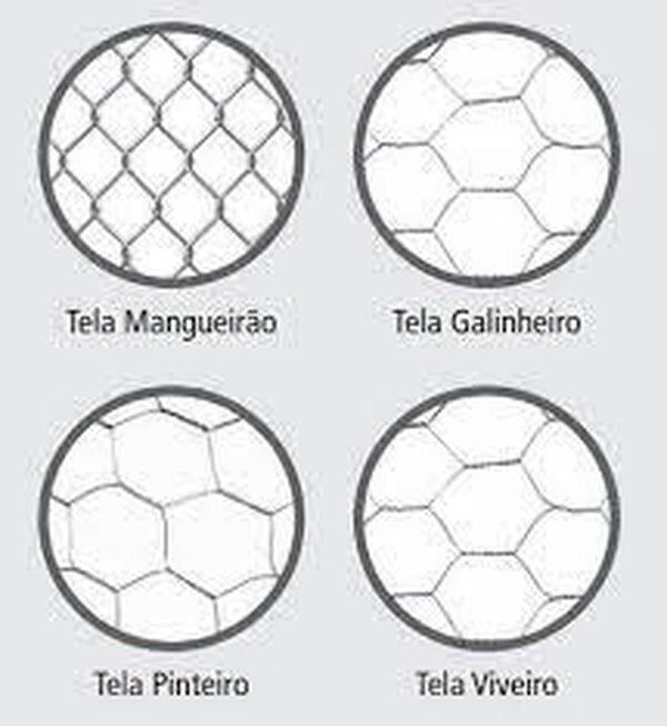 Tela Hexagonal Galinheiro  Fio 23 1,80X50m 