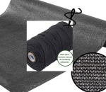 Fio Torcido de Polietileno 30/21 Preto - 500g 