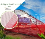 Tela Chromatinet Leno Vermelha 30% 